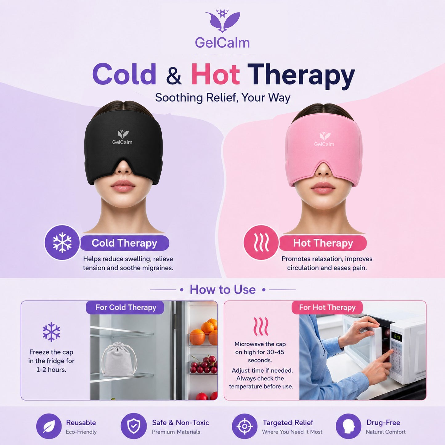 GelCalm Migraine Relief Cap